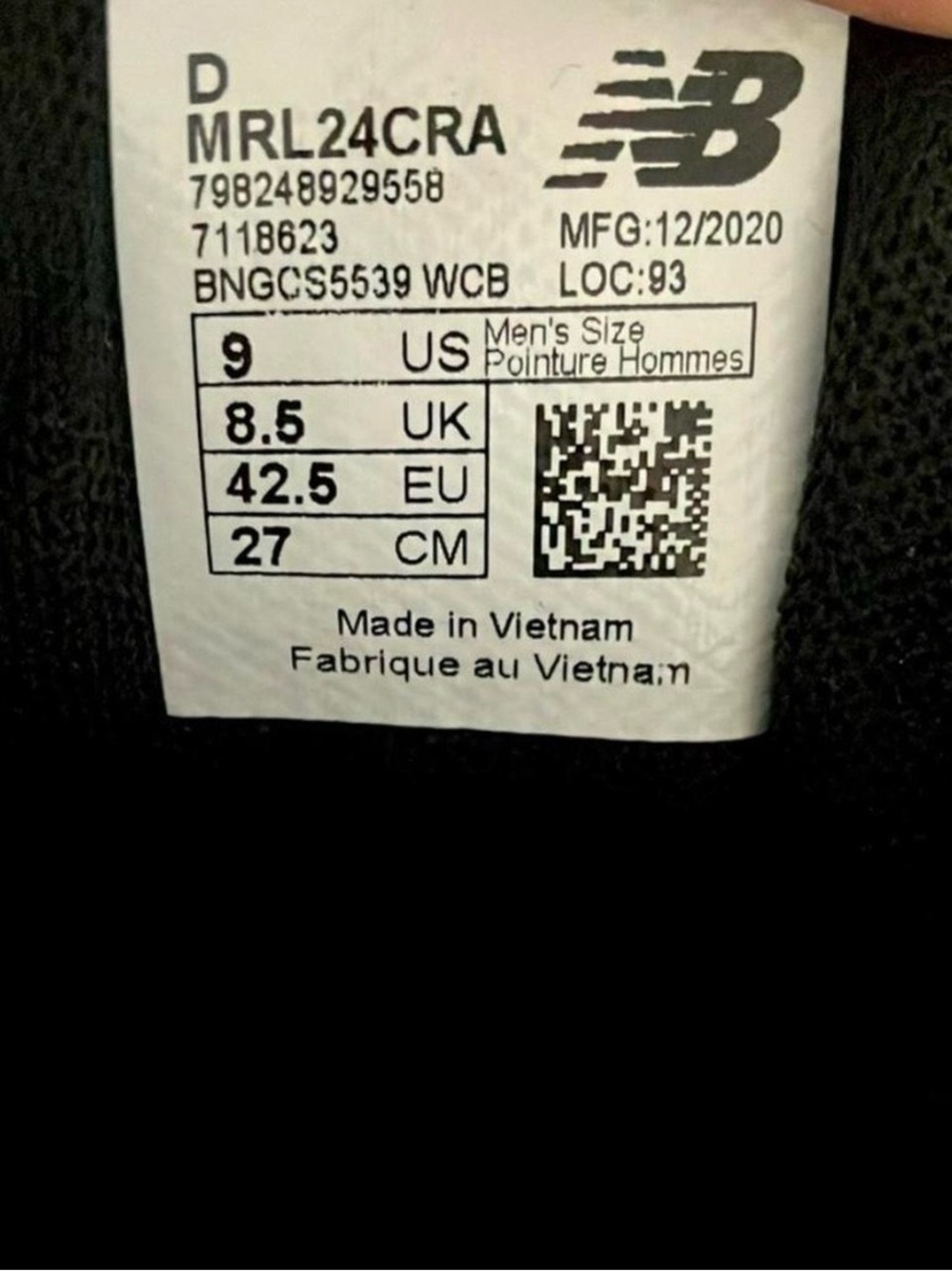 New Balance Kids Black & Gold Athletic Sneakers - Picture 6 of 6